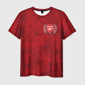 Мужская футболка 3D с принтом Arsenal в Белгороде, 100% полиэфир | прямой крой, круглый вырез горловины, длина до линии бедер | арсенал