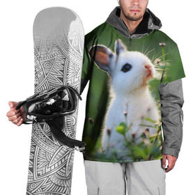 Накидка на куртку 3D с принтом Кролик в Белгороде, 100% полиэстер |  | Тематика изображения на принте: animal | baby | cute | flowers | fluffy | hare | lawn | little | meadow | rabbit | животное | заяц | кролик | луг | лужайка | маленький | малыш | милый | пушистый | цветы