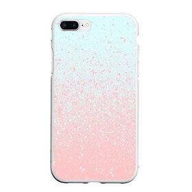 Чехол для iPhone 7Plus/8 Plus матовый с принтом Pink Blue Gradient в Белгороде, Силикон | Область печати: задняя сторона чехла, без боковых панелей | blu | gradient | pink | голубое | градиент | розовое