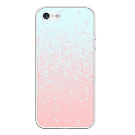 Чехол для iPhone 5/5S матовый с принтом Pink Blue Gradient в Белгороде, Силикон | Область печати: задняя сторона чехла, без боковых панелей | blu | gradient | pink | голубое | градиент | розовое