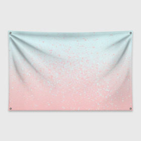 Флаг-баннер с принтом Pink Blue Gradient в Белгороде, 100% полиэстер | размер 67 х 109 см, плотность ткани — 95 г/м2; по краям флага есть четыре люверса для крепления | blu | gradient | pink | голубое | градиент | розовое