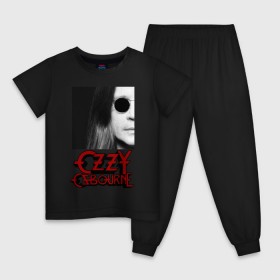 Детская пижама хлопок с принтом Ozzy Osbourne: King of Metal в Белгороде, 100% хлопок |  брюки и футболка прямого кроя, без карманов, на брюках мягкая резинка на поясе и по низу штанин
 | король металла | оззи осборн