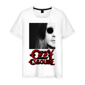 Мужская футболка хлопок с принтом Ozzy Osbourne: King of Metal в Белгороде, 100% хлопок | прямой крой, круглый вырез горловины, длина до линии бедер, слегка спущенное плечо. | король металла | оззи осборн
