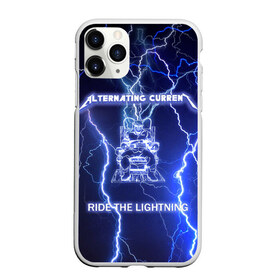 Чехол для iPhone 11 Pro матовый с принтом Metallica - Ride the Lightning в Белгороде, Силикон |  | album | metal | metallica | ride the lightning | rock | альбом | метал | металлика | молния | рок