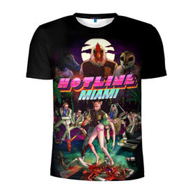 Мужская футболка 3D спортивная с принтом Hotline Miami 17 в Белгороде, 100% полиэстер с улучшенными характеристиками | приталенный силуэт, круглая горловина, широкие плечи, сужается к линии бедра | game | hotline miami | hotlinemiami | игры | майями | хотлайн | хотланй майами