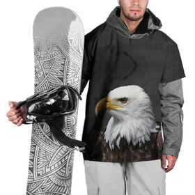 Накидка на куртку 3D с принтом Орел 3 в Белгороде, 100% полиэстер |  | Тематика изображения на принте: орел | птица | ястреб