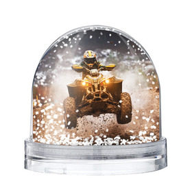Снежный шар с принтом Квадроцикл в Белгороде, Пластик | Изображение внутри шара печатается на глянцевой фотобумаге с двух сторон | гонки | гонщик | грязь | квадроцикл | колеса | мотоцикл