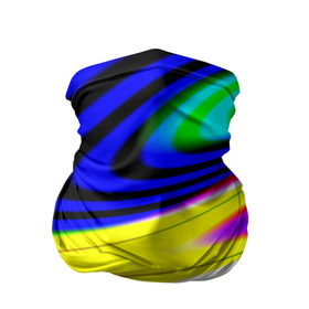 Бандана-труба 3D с принтом Волны красок в Белгороде, 100% полиэстер, ткань с особыми свойствами — Activecool | плотность 150‒180 г/м2; хорошо тянется, но сохраняет форму | Тематика изображения на принте: разводы | цветной | яркий