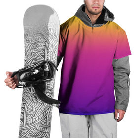 Накидка на куртку 3D с принтом Чёткий градиент в Белгороде, 100% полиэстер |  | Тематика изображения на принте: cs:go | градиент | диджей | желтый | музыка | розовый | синий | фиолетовый | чёткий