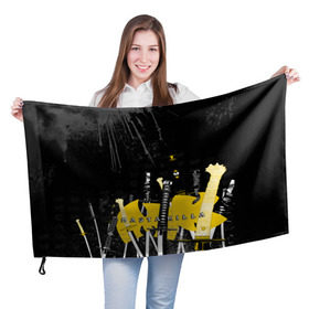 Флаг 3D с принтом Wu-tang clan в Белгороде, 100% полиэстер | плотность ткани — 95 г/м2, размер — 67 х 109 см. Принт наносится с одной стороны | gza | hip hop | rza | wu fam | ву танг клан | хип хоп