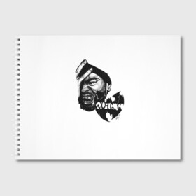 Альбом для рисования с принтом Methodman в Белгороде, 100% бумага
 | матовая бумага, плотность 200 мг. | gza | hip hop | rza | wu fam | ву танг клан | хип хоп
