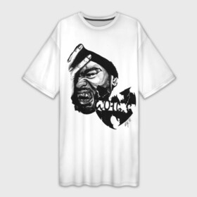 Платье-футболка 3D с принтом Methodman в Белгороде,  |  | gza | hip hop | rza | wu fam | ву танг клан | хип хоп