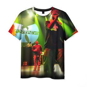 Мужская футболка 3D с принтом Wu-Tang clan в Белгороде, 100% полиэфир | прямой крой, круглый вырез горловины, длина до линии бедер | gza | hip hop | rza | wu fam | ву танг клан | хип хоп