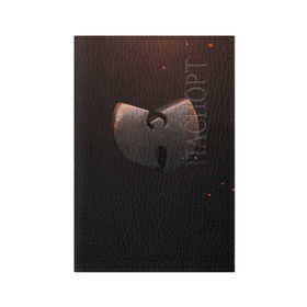 Обложка для паспорта матовая кожа с принтом Wu-tang Clan в Белгороде, натуральная матовая кожа | размер 19,3 х 13,7 см; прозрачные пластиковые крепления | Тематика изображения на принте: gza | hip hop | rza | wu fam | ву танг клан | хип хоп