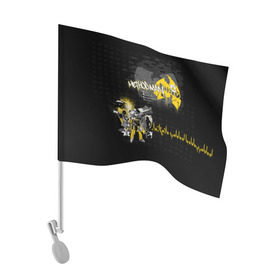 Флаг для автомобиля с принтом Wu-Tang Clan в Белгороде, 100% полиэстер | Размер: 30*21 см | wu tang