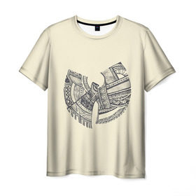 Мужская футболка 3D с принтом Wu-Tang Clan в Белгороде, 100% полиэфир | прямой крой, круглый вырез горловины, длина до линии бедер | wu tang