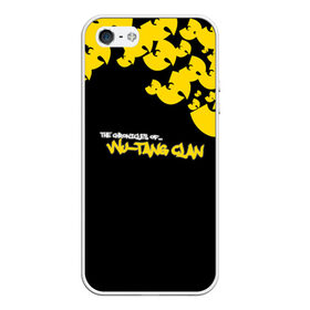 Чехол для iPhone 5/5S матовый с принтом Wu-Tang clan в Белгороде, Силикон | Область печати: задняя сторона чехла, без боковых панелей | wu tang