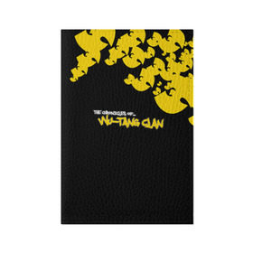 Обложка для паспорта матовая кожа с принтом Wu-Tang clan в Белгороде, натуральная матовая кожа | размер 19,3 х 13,7 см; прозрачные пластиковые крепления | Тематика изображения на принте: wu tang