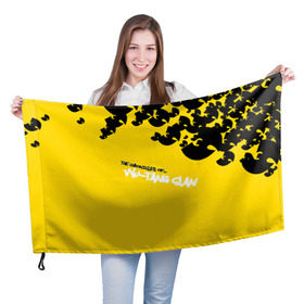 Флаг 3D с принтом Wu-Tang Clan в Белгороде, 100% полиэстер | плотность ткани — 95 г/м2, размер — 67 х 109 см. Принт наносится с одной стороны | wu tang