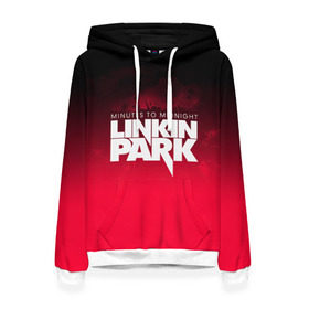Женская толстовка 3D с принтом Linkin Park в Белгороде, 100% полиэстер  | двухслойный капюшон со шнурком для регулировки, мягкие манжеты на рукавах и по низу толстовки, спереди карман-кенгуру с мягким внутренним слоем. | linkin park