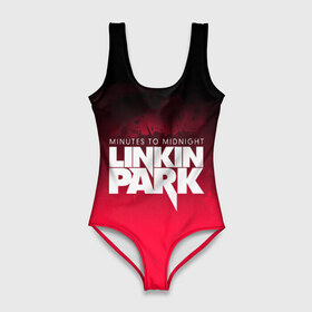 Купальник-боди 3D с принтом Linkin Park в Белгороде, 82% полиэстер, 18% эластан | Круглая горловина, круглый вырез на спине | linkin park