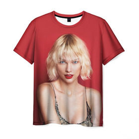 Мужская футболка 3D с принтом Taylor Swift в Белгороде, 100% полиэфир | прямой крой, круглый вырез горловины, длина до линии бедер | звезда | знаменитость | музыка | певица