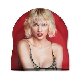 Шапка 3D с принтом Taylor Swift в Белгороде, 100% полиэстер | универсальный размер, печать по всей поверхности изделия | Тематика изображения на принте: звезда | знаменитость | музыка | певица