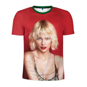 Мужская футболка 3D спортивная с принтом Taylor Swift в Белгороде, 100% полиэстер с улучшенными характеристиками | приталенный силуэт, круглая горловина, широкие плечи, сужается к линии бедра | Тематика изображения на принте: звезда | знаменитость | музыка | певица