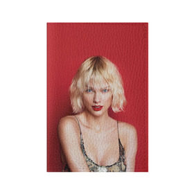 Обложка для паспорта матовая кожа с принтом Taylor Swift в Белгороде, натуральная матовая кожа | размер 19,3 х 13,7 см; прозрачные пластиковые крепления | звезда | знаменитость | музыка | певица