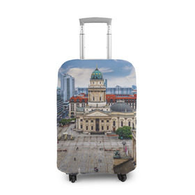 Чехол для чемодана 3D с принтом Германия в Белгороде, 86% полиэфир, 14% спандекс | двустороннее нанесение принта, прорези для ручек и колес | 