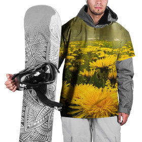 Накидка на куртку 3D с принтом Цветочная поляна в Белгороде, 100% полиэстер |  | лес | поляна | прикольные картинки | цветочки | цветы