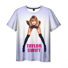 Мужская футболка 3D с принтом Taylor Swift в Белгороде, 100% полиэфир | прямой крой, круглый вырез горловины, длина до линии бедер | звезда | знаменитость | музыка | певица | тейлор свифт