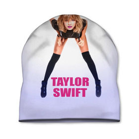 Шапка 3D с принтом Taylor Swift в Белгороде, 100% полиэстер | универсальный размер, печать по всей поверхности изделия | Тематика изображения на принте: звезда | знаменитость | музыка | певица | тейлор свифт