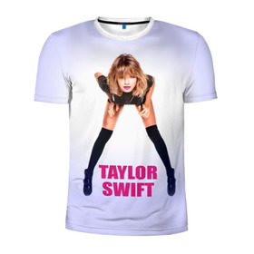 Мужская футболка 3D спортивная с принтом Taylor Swift в Белгороде, 100% полиэстер с улучшенными характеристиками | приталенный силуэт, круглая горловина, широкие плечи, сужается к линии бедра | Тематика изображения на принте: звезда | знаменитость | музыка | певица | тейлор свифт
