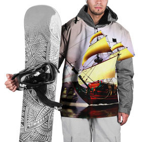 Накидка на куртку 3D с принтом Фрегат в Белгороде, 100% полиэстер |  | Тематика изображения на принте: вмф | исторический | корабль | море | океан | парусник