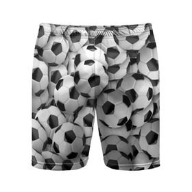 Мужские шорты 3D спортивные с принтом Футбольные мячи в Белгороде,  |  | мяч | спорт | футбол | футбольные