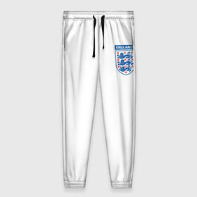 Женские брюки 3D с принтом Сборная Англия в Белгороде, полиэстер 100% | прямой крой, два кармана без застежек по бокам, с мягкой трикотажной резинкой на поясе и по низу штанин. В поясе для дополнительного комфорта — широкие завязки | england | варди | футбол
