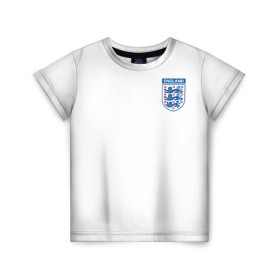 Детская футболка 3D с принтом Сборная Англия в Белгороде, 100% гипоаллергенный полиэфир | прямой крой, круглый вырез горловины, длина до линии бедер, чуть спущенное плечо, ткань немного тянется | england | варди | футбол