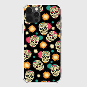 Чехол для iPhone 12 Pro Max с принтом День мертвецов в Белгороде, Силикон |  | color | day of the dead | dead | death | halloween | holiday | mexican skull | mexico | ornament | pattern | день мертвых | мексика | мексиканский череп | мертвецов | орнамент | праздник | узоры | хэллоуин | цветы