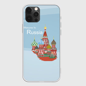 Чехол для iPhone 12 Pro Max с принтом Welcom To Russia в Белгороде, Силикон |  | Тематика изображения на принте: welcom to russia | держава | добро пожаловать в россию | кремль | москва | россия | слава россии | страна