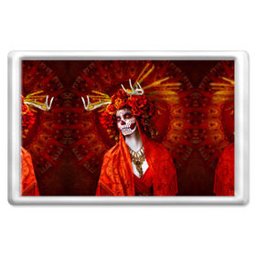 Магнит 45*70 с принтом День мертвецов в Белгороде, Пластик | Размер: 78*52 мм; Размер печати: 70*45 | Тематика изображения на принте: cobwebs | color | day of the dead | dead | death | eyes | girl | halloween | holiday | makeup | mask | mexican skull | mexico | ornament | pattern | взгляд | девушка | день мертвых | макияж | маска | мексика | мексиканский череп | мертвецов | орнамент | п