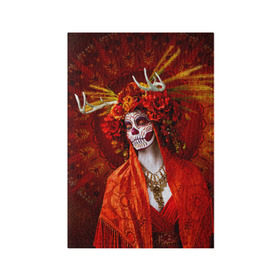 Обложка для паспорта матовая кожа с принтом День мертвецов в Белгороде, натуральная матовая кожа | размер 19,3 х 13,7 см; прозрачные пластиковые крепления | cobwebs | color | day of the dead | dead | death | eyes | girl | halloween | holiday | makeup | mask | mexican skull | mexico | ornament | pattern | взгляд | девушка | день мертвых | макияж | маска | мексика | мексиканский череп | мертвецов | орнамент | п