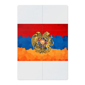 Магнитный плакат 2Х3 с принтом Армения в Белгороде, Полимерный материал с магнитным слоем | 6 деталей размером 9*9 см | Тематика изображения на принте: герб | флаг