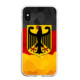 Чехол для iPhone XS Max матовый с принтом Германия в Белгороде, Силикон | Область печати: задняя сторона чехла, без боковых панелей | 