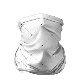 Бандана-труба 3D с принтом Точечный узор! в Белгороде, 100% полиэстер, ткань с особыми свойствами — Activecool | плотность 150‒180 г/м2; хорошо тянется, но сохраняет форму | белый | дизайн | классно | круто | лейбл | точки | узор | цвет | черный