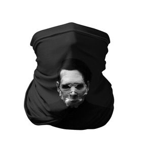Бандана-труба 3D с принтом Marilyn Manson в Белгороде, 100% полиэстер, ткань с особыми свойствами — Activecool | плотность 150‒180 г/м2; хорошо тянется, но сохраняет форму | Тематика изображения на принте: звезда | знаменитость | музыка | мэрилин мэнсон | певец | рокер