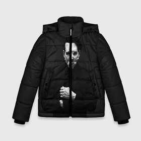 Зимняя куртка для мальчиков 3D с принтом Marilyn Manson в Белгороде, ткань верха — 100% полиэстер; подклад — 100% полиэстер, утеплитель — 100% полиэстер | длина ниже бедра, удлиненная спинка, воротник стойка и отстегивающийся капюшон. Есть боковые карманы с листочкой на кнопках, утяжки по низу изделия и внутренний карман на молнии. 

Предусмотрены светоотражающий принт на спинке, радужный светоотражающий элемент на пуллере молнии и на резинке для утяжки | звезда | знаменитость | музыка | мэрилин мэнсон | певец | рокер