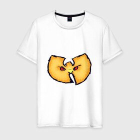 Мужская футболка хлопок с принтом Wu-Tang Clan в Белгороде, 100% хлопок | прямой крой, круглый вырез горловины, длина до линии бедер, слегка спущенное плечо. | gza | hip hop | rza | wu fam | ву танг клан | хип хоп