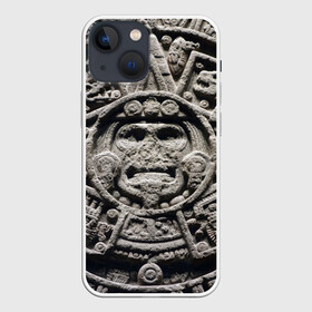 Чехол для iPhone 13 mini с принтом Календарь ацтеков в Белгороде,  |  | Тематика изображения на принте: ацтеки | древняя цивилизация | индейцы | майя | южная америка