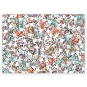 Поздравительная открытка с принтом Куча денег в Белгороде, 100% бумага | плотность бумаги 280 г/м2, матовая, на обратной стороне линовка и место для марки
 | 1000 рублей | деньги | рубли | рубль